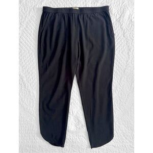 Marine Layer Allison Pant Women’s XL Black Pull On Tencel